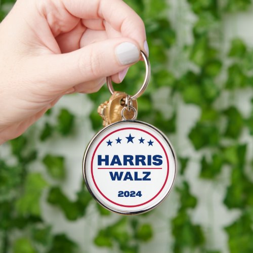 Harris Wlaz 2024 Kamala Harris Tim Walz Election Keychain