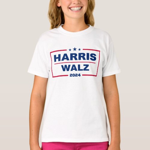 Harris Wlaz 2024 Kamala Harris Tim Walz Election T_Shirt