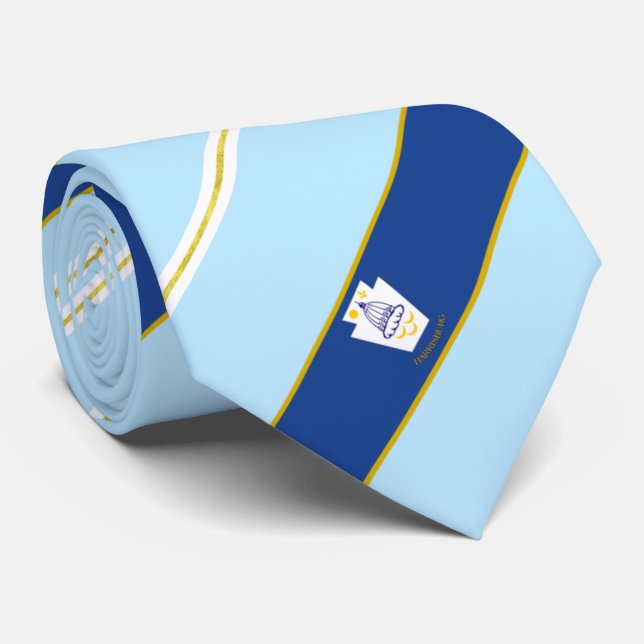 Harrisburg (Pennsylvania) city flag Neck Tie (Rolled)