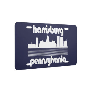 Harrisburg,Pennsylvania License Plate