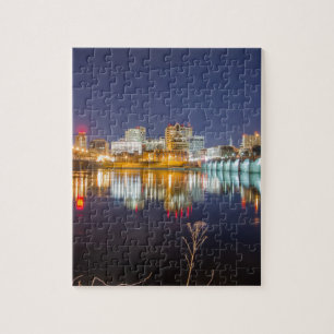 harrisburg pennsylvania skyline Dauphin County Jigsaw Puzzle