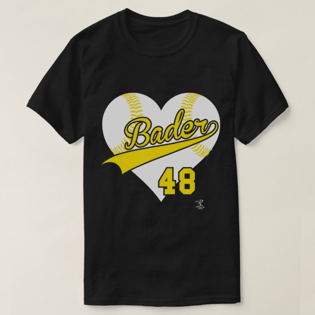 Harrison Bader Baseball Heart Gameday T-Shirt | Zazzle