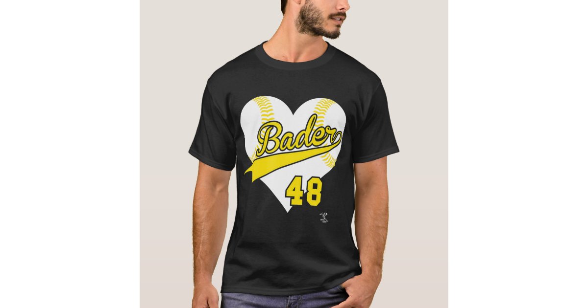 Harrison Bader Baseball Heart Gameday T-Shirt | Zazzle