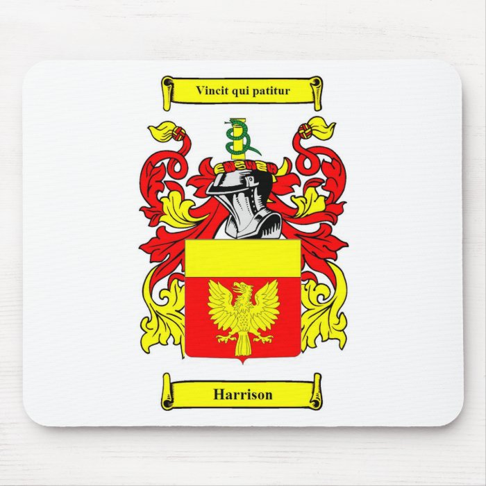 Harrison Coat of Arms Mousepads