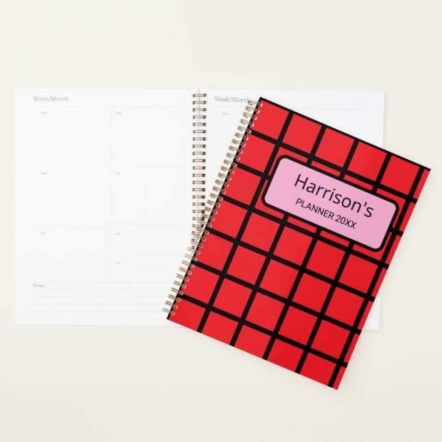 Harrison customizable planner (Display)