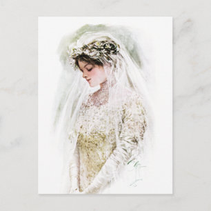 Harrison Fisher: The Bride Postcard