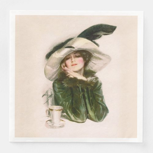 Harrison Fishers Contentment Paper Napkin