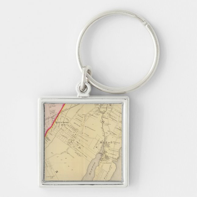 Harrison, Rye, New York 2 Keychain (Front)