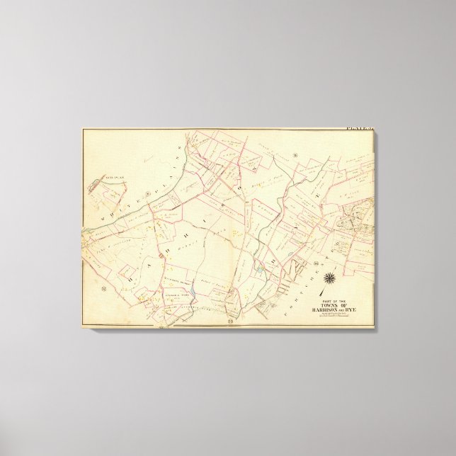Harrison, Rye, New York 3 Canvas Print (Front)