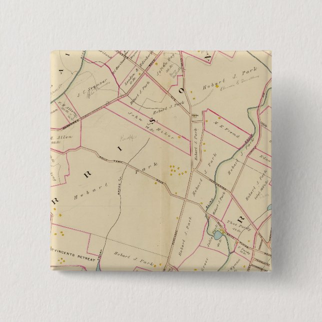 Harrison, Rye, New York Pinback Button (Front)