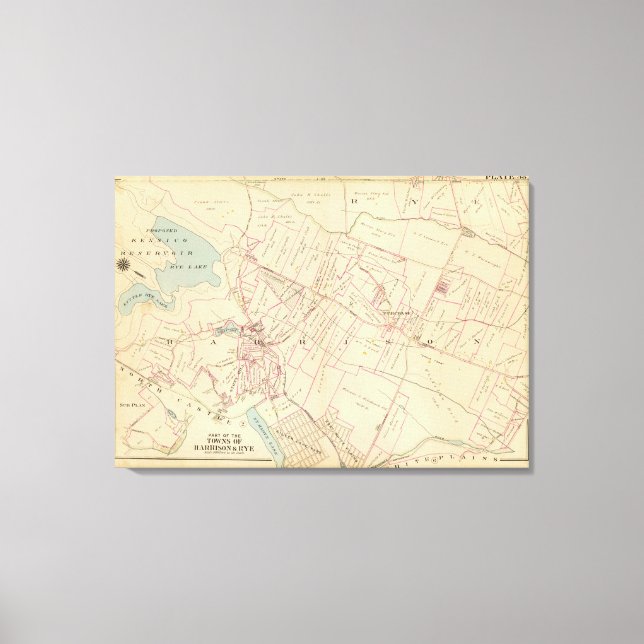 Harrison, Rye, NY Canvas Print (Front)