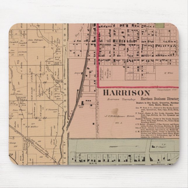 Harrison Township, Ohio Mouse Pad (Front)