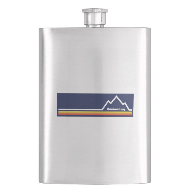Harrisonburg, Virginia Flask (Front)