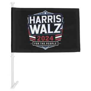 HarrisWaltz 2024 Shirt KamalaHarris TimWaltz 2024 Car Flag