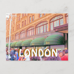 Harrods London postcard