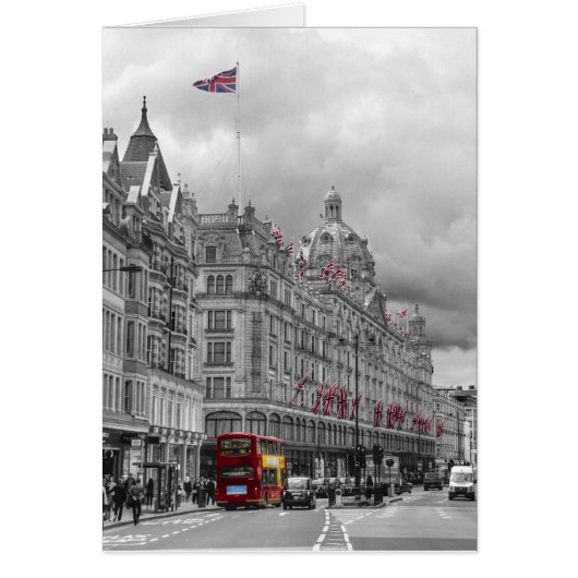 Harrods of Knightsbridge bw hdr Cards (Front)