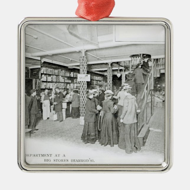 Harrods Provision Department, c.1901 Metal Ornament (Front)