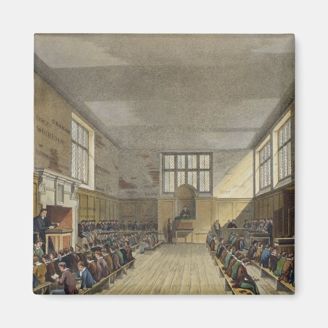 Harrow School Room from 'History of Harrow School' Magnet (Front)