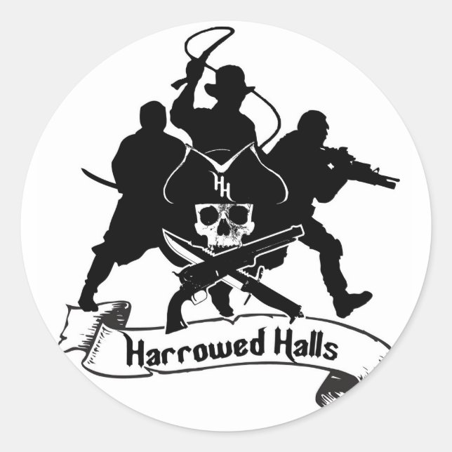 Harrowed Halls Sticker (Front)