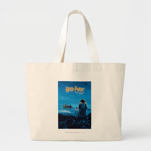 Harry and Hagrid International Movie Poster Large Tote Bag