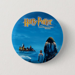 Harry and Hagrid International Movie Poster Pinback Button