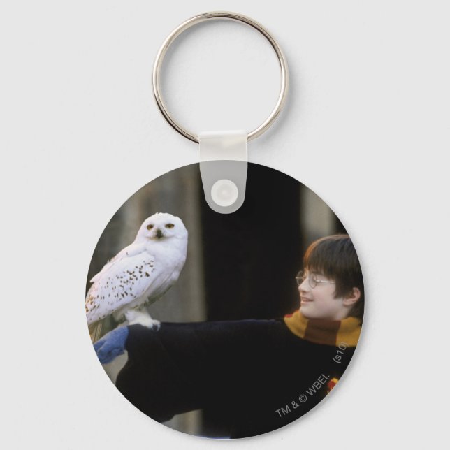 Harry and Hedwig 3 Keychain (Front)