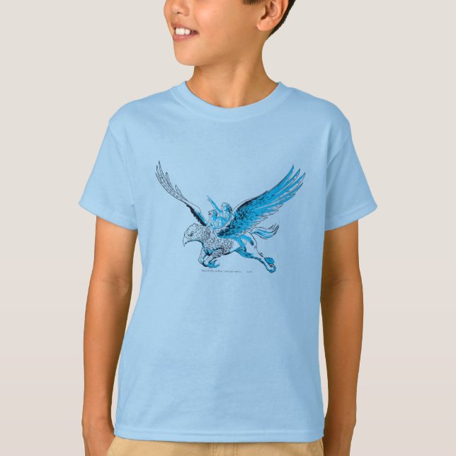 Harry and Hermione on a Hippogriff T-Shirt (Front)