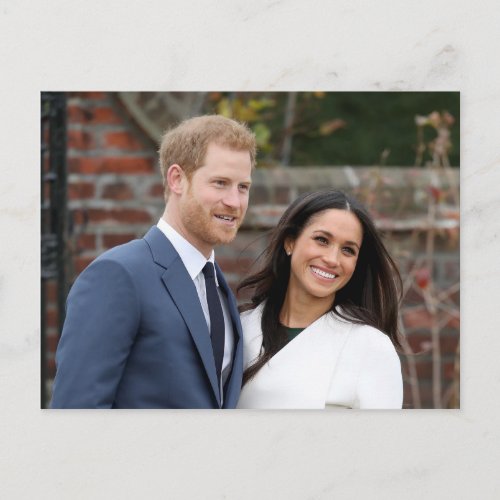 Harry and Meghan Duke and Duchess of Sussex Postcard