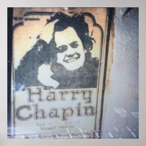 harry chapin in pittsburgh poster