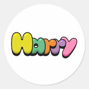 Harry Classic Round Sticker