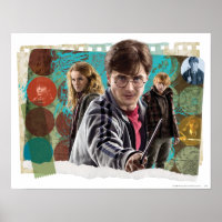 Harry, Hermione, and Ron 1 Poster
