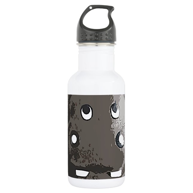 Harry Hippo Water Bottle (Front)