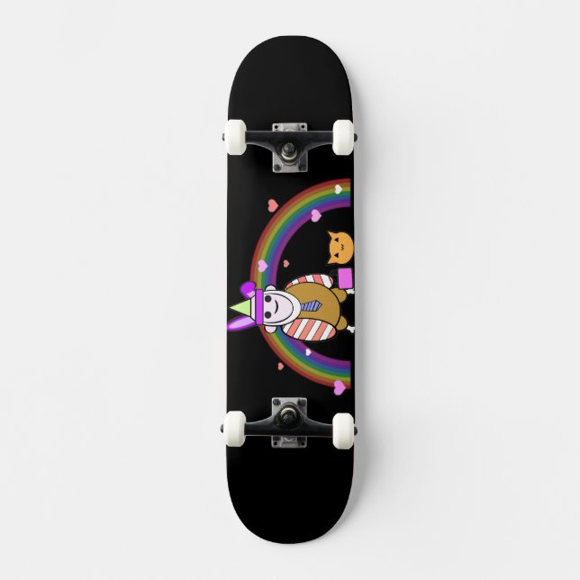 Harry Holidaze Skateboard Deck (Front)