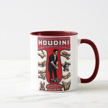 Harry Houdini 1900s Mug by TheYankeeDingo at Zazzle
