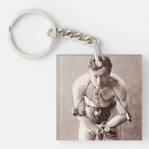 Harry Houdini c1899 Keychain