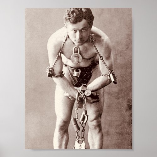 Harry Houdini c1899 Poster