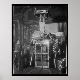 Harry HOUDINI Escape Artist Water Torture Poster