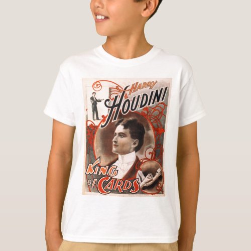 Harry Houdini King Of Cards T_Shirt