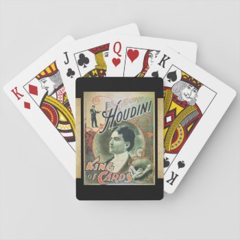 Harry Houdini Playing Cards by EnKore at Zazzle