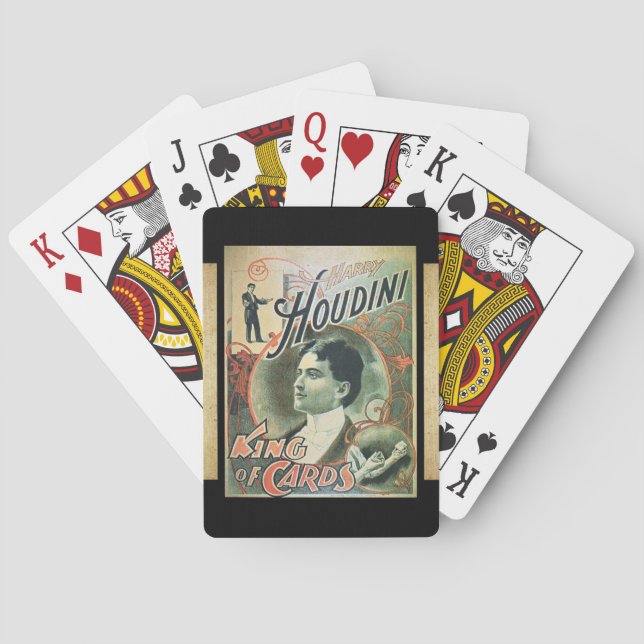 Harry Houdini Poker Cards (Back)