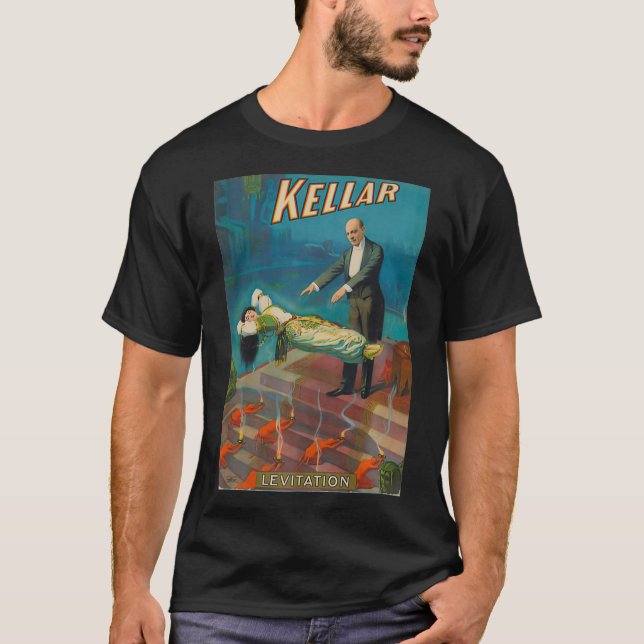 Harry Kellar Levitation Magic Trick Premium  T-Shirt (Front)