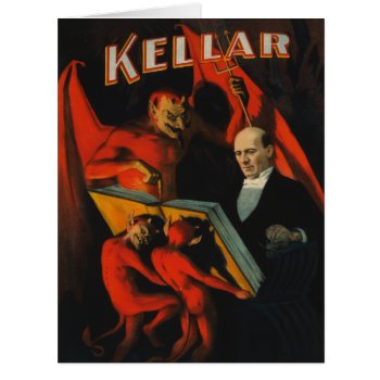 Harry Kellar Poster Card by vintage_gift_shop at Zazzle