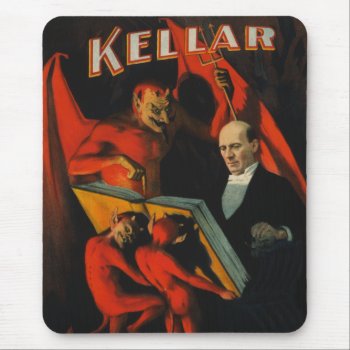 Harry Kellar Poster Mousepad by vintage_gift_shop at Zazzle