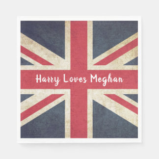 Harry LOVES Meghan Royal Wedding Party Napkins