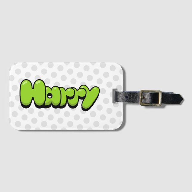 Harry Luggage Tag (Front Horizontal)