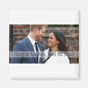 Harry & Meghan, Save the Date! Magnet