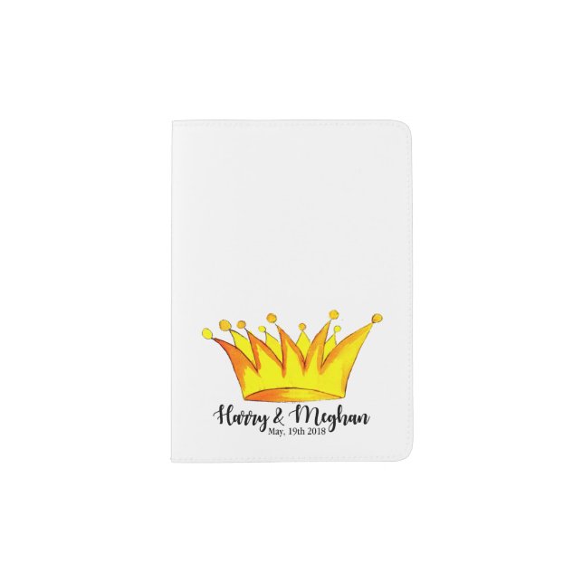 Harry & Meghan Wedding, May 19th 2018 Passport Holder (Front)