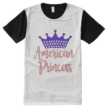 Harry &amp; Meghan Wedding, The American Princess All-Over-Print Shirt