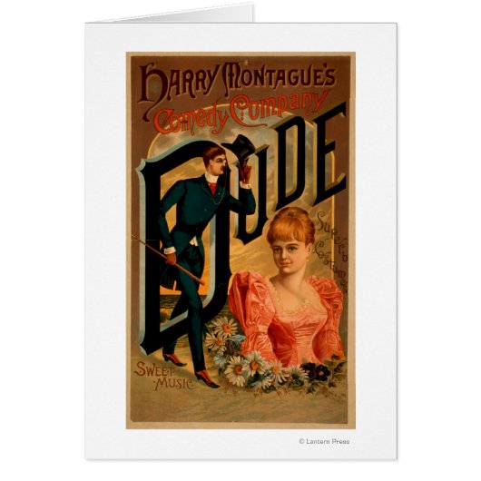 Harry Montague's Comedy "Dude" Theatre Poster (Front)