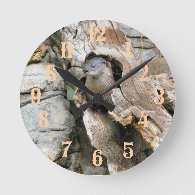 Harry Otter Round Clock (Front)